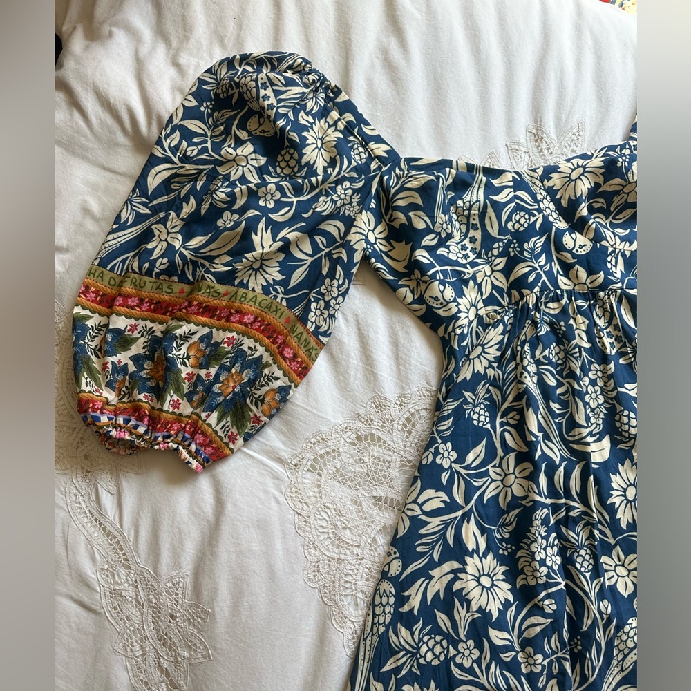 NWT!! FARM Rio Long-Sleeved Dress- - Picture 2 of 13